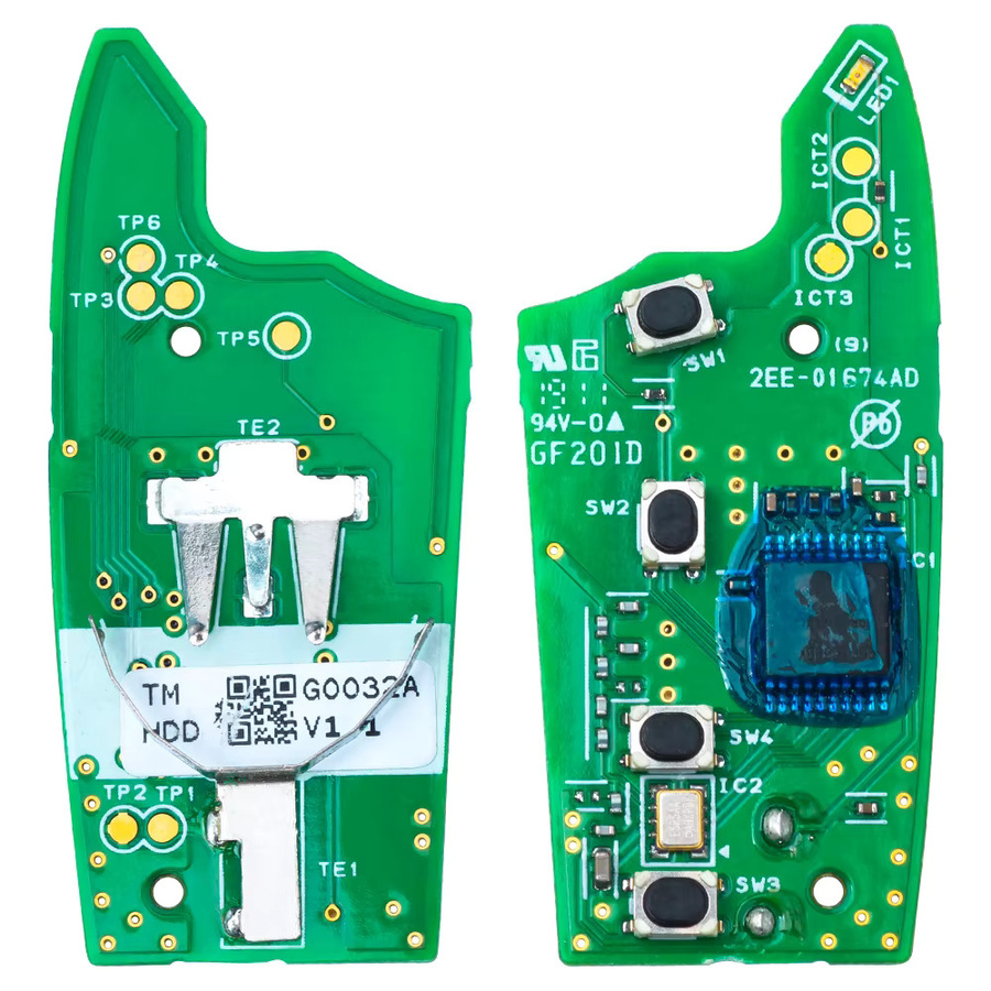 KEYECU Smart Remote Key Fob 95430-S2000 OEM Board für Hyundai Santa Fe 2019 2020 2021, Farbe: Schwarz, 434 MHz, FCC ID: TQ8-RKE-4F39 - Bild 2