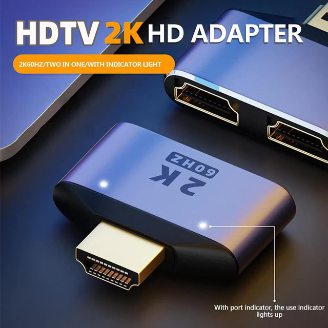 BSN HDMI 1 zu 2 Splitter Dual-HDTV-Adapter für 2K Dual-Output - Bild 1