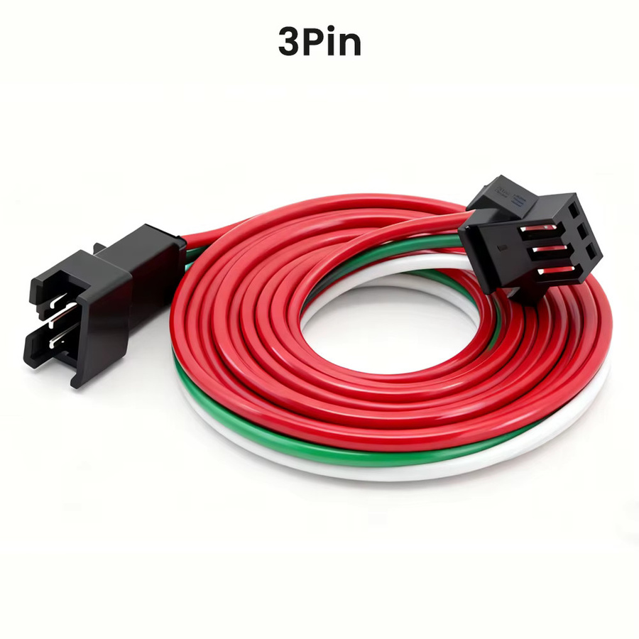 LS LED Verlängerungskabel 22AWG mit JST Stecker Männlich und Weiblich für WS2811 WS2812 WS2813 LED Streifen in Schwarz - Bild 2