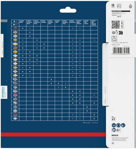 Bosch EXPERT Wood Kreissägeblatt mit 24 Zähnen, Carbide Tipped, Blau, Durchmesser: 216 mm, Breite: 1,7 mm, Bohrung: 30 mm - Bild 1