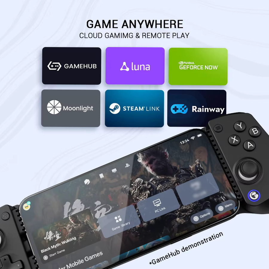 GameSir X5 Lite Mobiler Gaming-Controller für Android und iPhone in Grau mit Hall-Effekt und Anti-Drift-Technologie - Bild 2