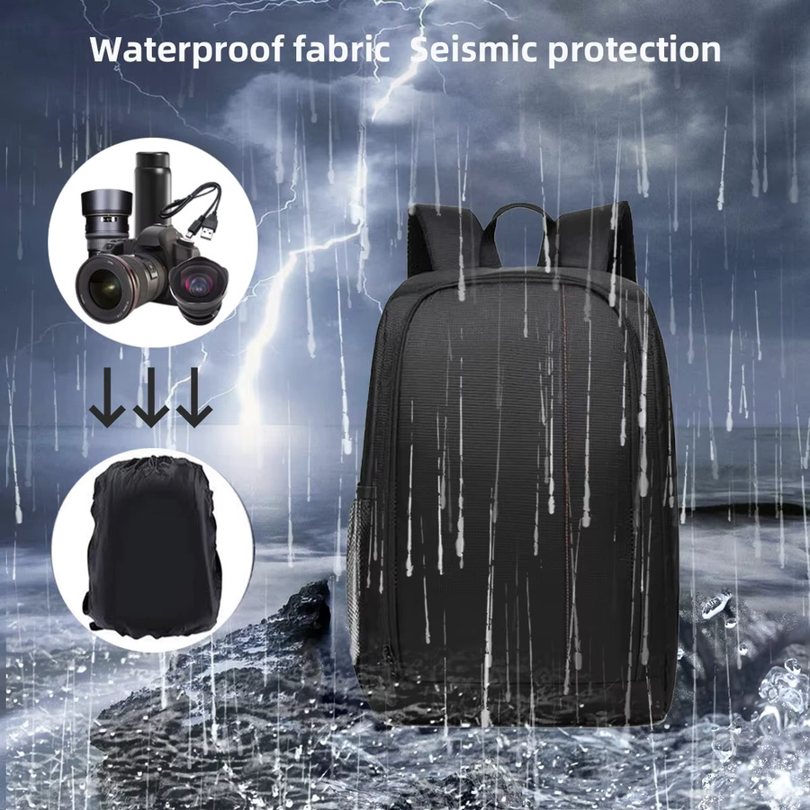 Wasserdichter Sony Outdoor Kamera Rucksack für DSLR in Lila - Bild 2