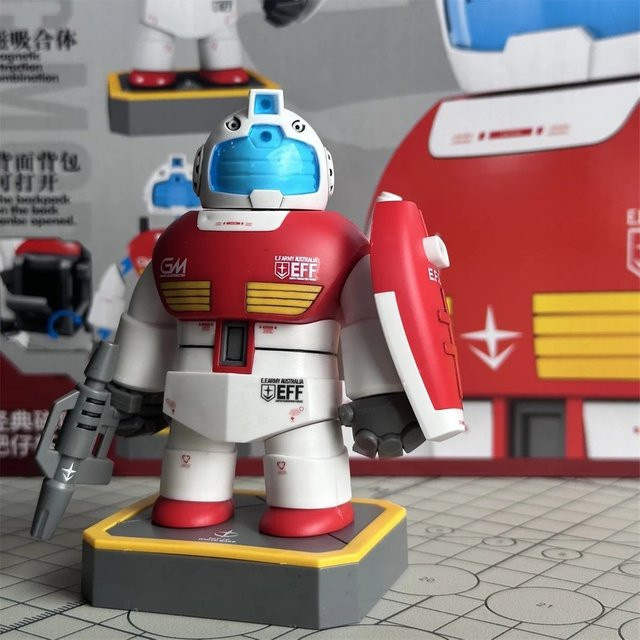 Chubby Gm Bandai Chubby Zaku Mittelalterliche Gm, Magnetischer Bausatz, Actionfigur - Bild 1