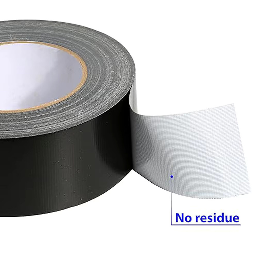 Schwarzes Gewebe-Klebeband in Industriequalität, wasserdicht und flexibel für Bastelarbeiten und Heimwerkerprojekte - Bild 2