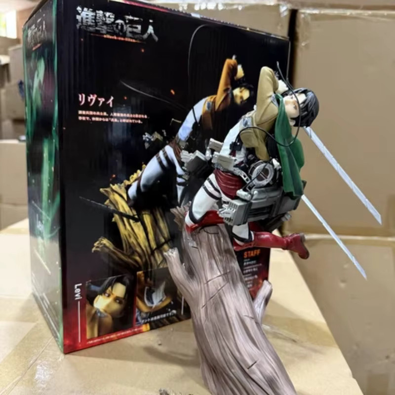 Bandai Attack On Titan Levi Ackerman Figur, Einzelfigur, Kampfversion - Bild 3