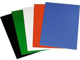 GBC Einbanddeckel aus Karton, DIN A4, 250 g/m², rot, 100 Stück - Bild 1