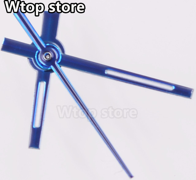 Wtop Store Uhrzeiger, grün leuchtend, blau, Damen - Bild 1