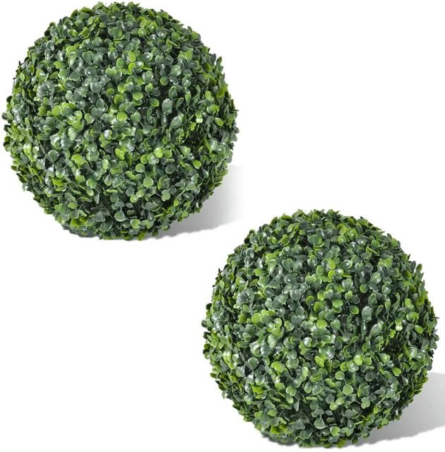 Furnicato Kunstpflanze Buchsbaum in Kugelform, 2 Stück, Grün, Höhe: 35 cm - Bild 1
