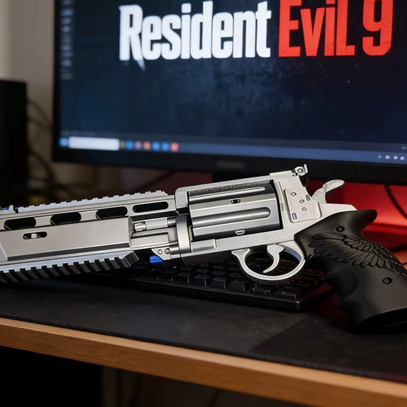 Bandai Resident Evil Leon Revolver Figur, Spiel-Zubehör, Grau - Bild 2