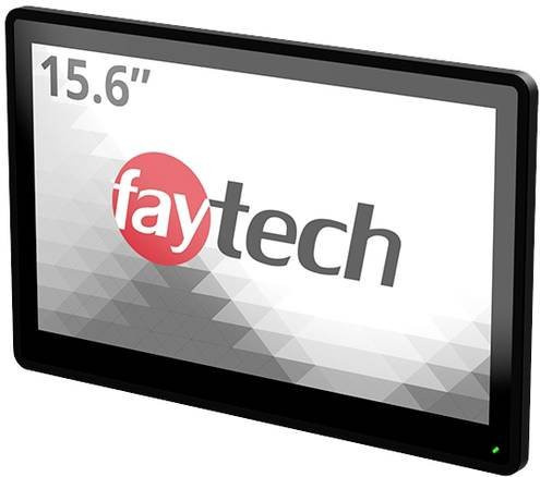 Faytech FT156TMCAPOB Touchscreen-Monitor 15.6 Zoll Full HD 1920 x 1080 Pixel Schwarz mit HDMI, DisplayPort und VGA - Bild 1