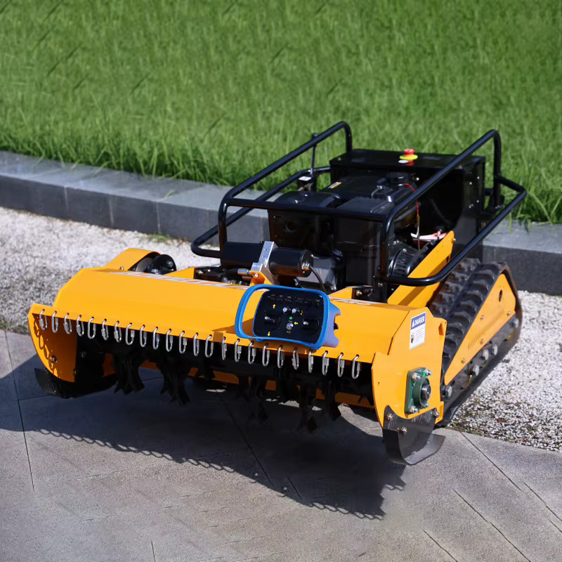 AIWEIYA All-Terrain Rasenmäher mit Fernbedienungssystem in Gelb, CE-EPA-zugelassener Profi-Rasenmäher für industrielle Anwendungen - Bild 2