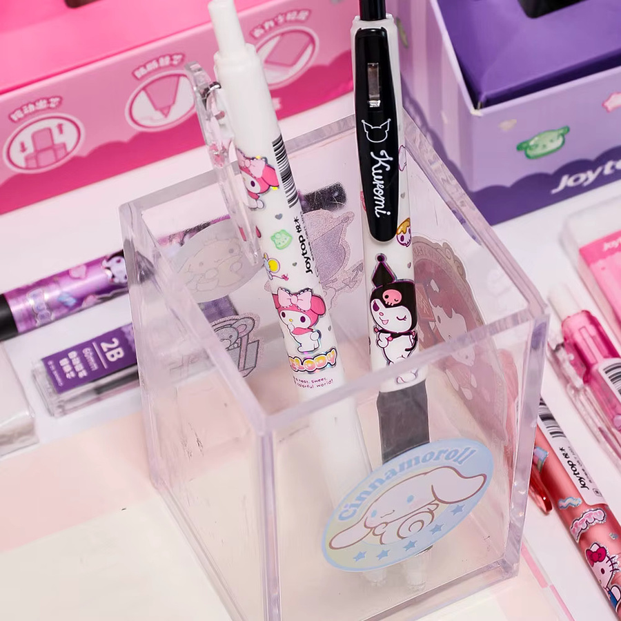 Sanrio Druckbleistift-Set mit Kuromi und Melody als niedliche Cartoon Schreibwaren für den Schulbedarf - Bild 2