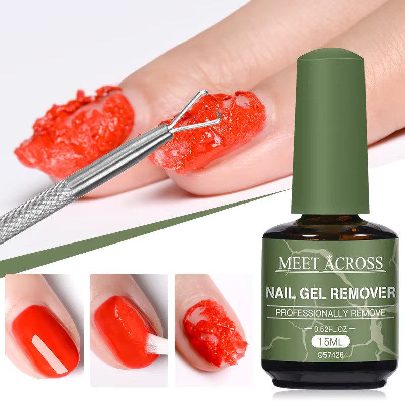 MEET ACROSS Nagellackentferner-Set für Maniküre und Pediküre, Unisex - Bild 2