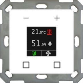 MDT technologies Smart Raumtemperaturregler SCN-RTR55S.01 in Weiß mit Display für den Einbau - Bild 1