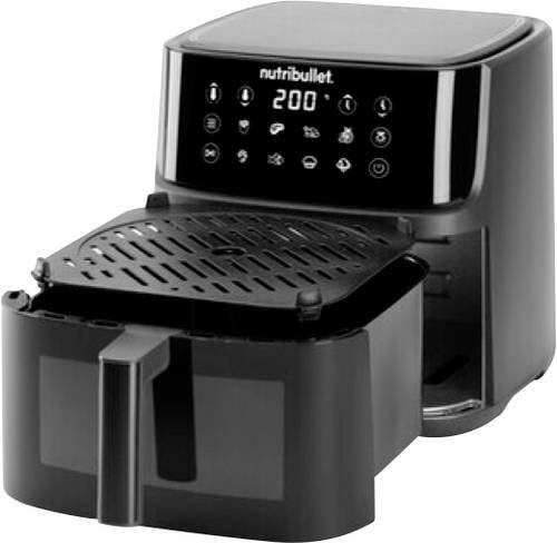 NutriBullet Crisplite Vision Heißluftfritteuse NBA0811DG, 8l, Dunkelgrau - Bild 2