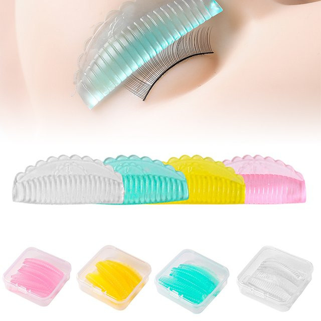 Wimpern Lifting Kit, 4 Paar Silikon Laminierung Pads, Lash Dauerwelle Zubehör - Bild 1