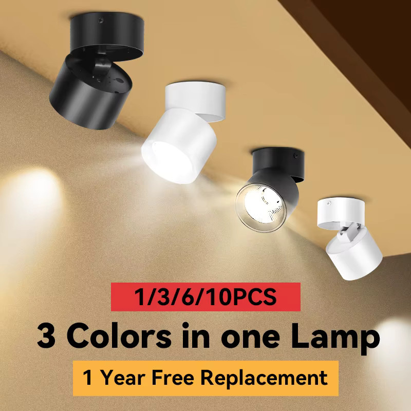 CHENBEN LED-Strahler COB Faltbare Aufputz-Deckenleuchte als Downlight für Wohnzimmer und Küche - Bild 2