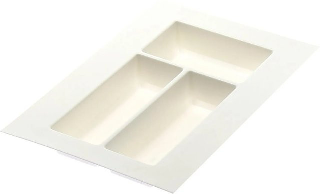 Agoform Besteckeinsatz Classico aus Kunststoff in Weiß, B/T/H: 44,0 x 29,0 x 5,05 cm - Bild 1