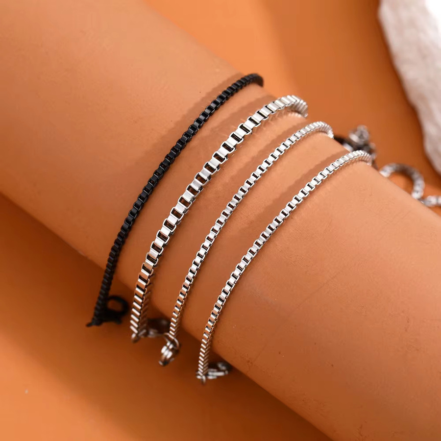 FOMALHAUT Armband, Edelstahl, Multi-schicht, Herren, 4-teiliger Satz - Bild 2