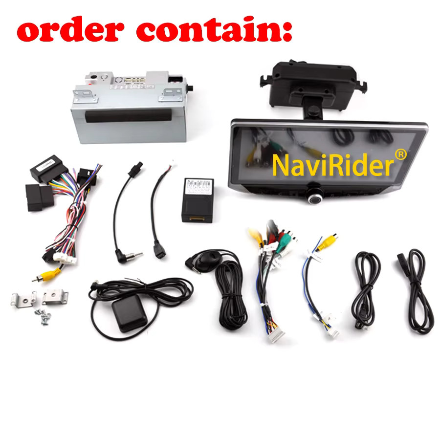 NAVIRIDER Android Multimedia Player mit 10,88 Zoll Display für Ford Transit (2013-2018), Wireless CarPlay, Bluetooth und GPS, Schwarz - Bild 2