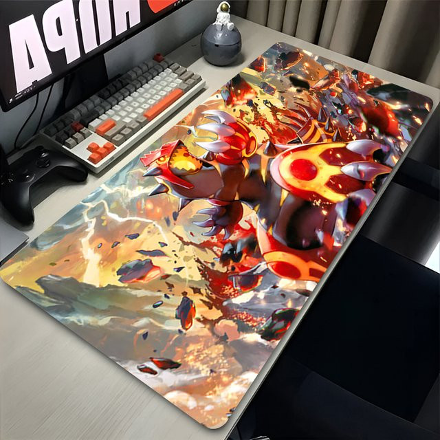 Bandai Gaming Mauspad Groudon Anime Design Multicolour Desktop-Matte für PC und Laptop - Bild 1
