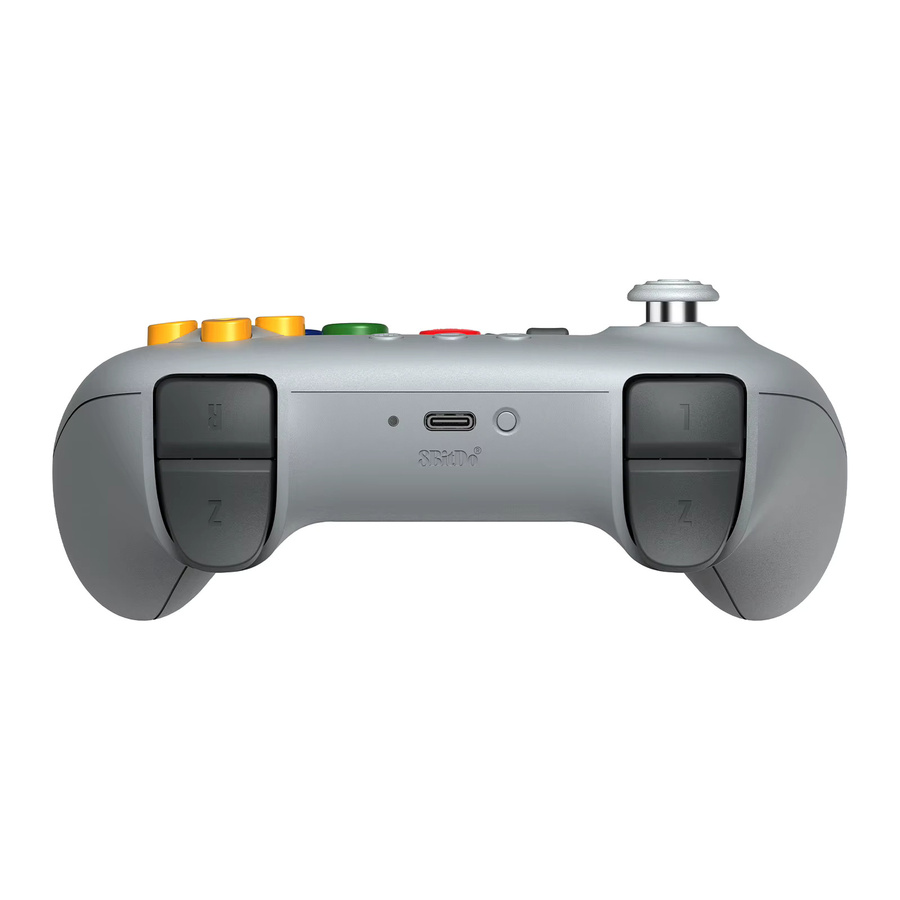 8BitDo N64 Bluetooth-Controller in Grau für Analogue 3D, Nintendo Switch, Windows und Android - Bild 2