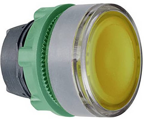 Schneider Electric ZB5AH083C0 Drucktaster-Frontelement aus Kunststoff in Gelb und Grau - Bild 1