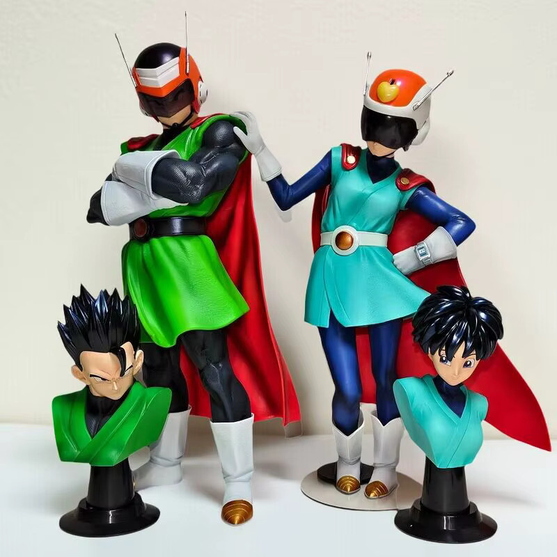 Bandai Dragon Ball Great Saiyaman Gohan Videl Actionfigur, 2-teiliges Set - Bild 2