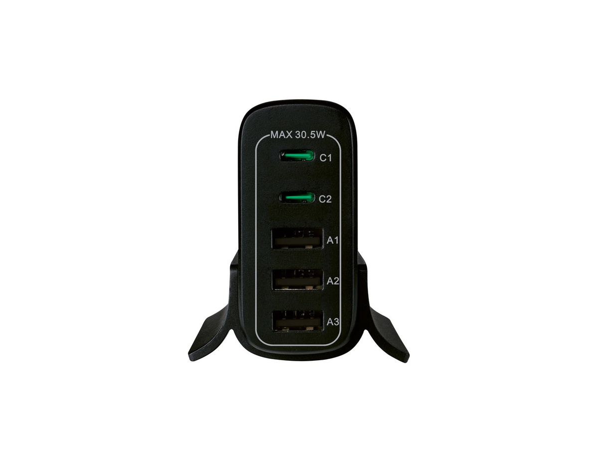 TRONIC USB-Ladestation TUCSAC A1 in Schwarz - Bild 2