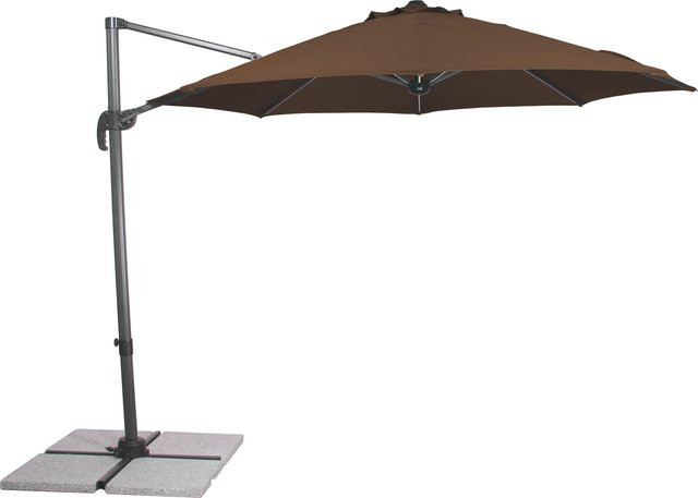 SCHNEIDER Sombra LED 300 LED-Außenleuchte in Mocca/Braun aus Aluminium und Polyester - Bild 1