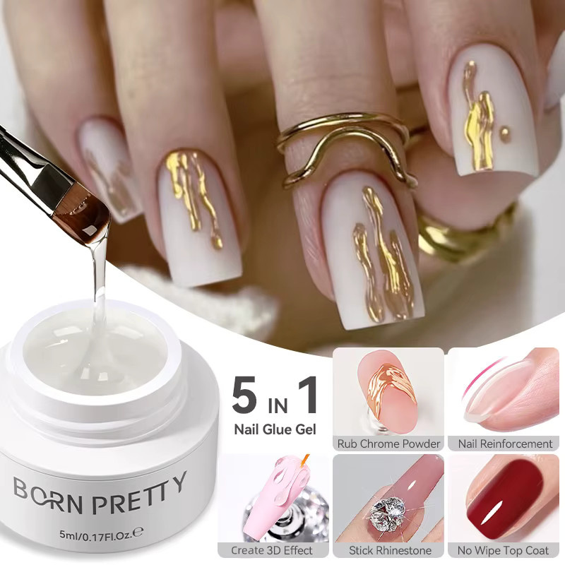 BORN PRETTY 5 in 1 Gel-Nagellack, 5 ml, Glänzend - Bild 2