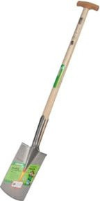 FREUND Gärtnerspaten 69102 mit Holzgriff in Silber - Bild 1