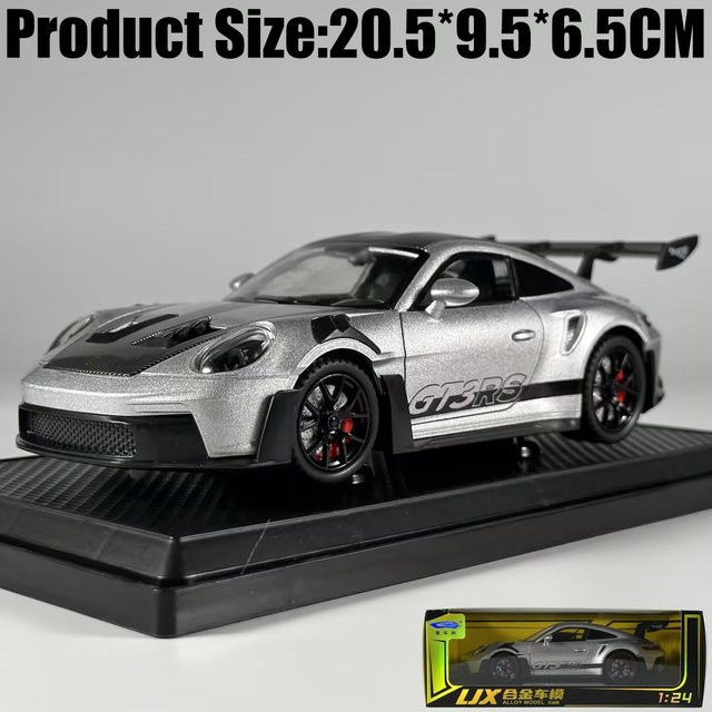 Linyi toy car Porsche 911 GT3 RS 992 Generation, Modellauto, 1:24, Metall, ab 14 Jahren - Bild 1