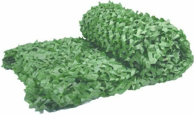 ZebraBrine Tarnnetz in Grün für militärische Zwecke und Sonnenschutz, B x H: 5 x 1,5 m - Bild 1
