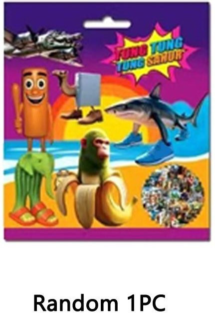 Fashnics Italienische Gehirnfäule Mystery Box Blind Bag mit Actionfiguren und Kartensets in Multicolor zur Schreibtischdekoration - Bild 1