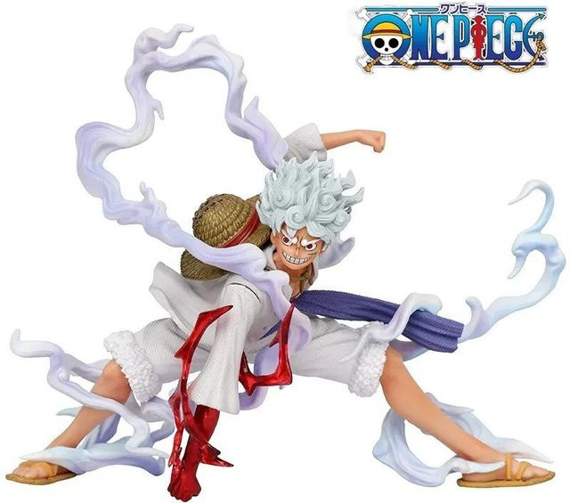 Yiran toy 1 One Piece Luffy Gear 5 Actionfigur blau PVC Modell - Bild 1