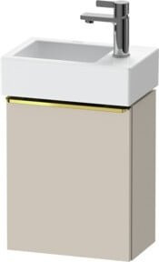 Duravit Waschtischunterschrank D-Neo in Beige mit 1 Tür und Wandmontage, B/T/H: 36,4 x 22,2 x 44 cm - Bild 1