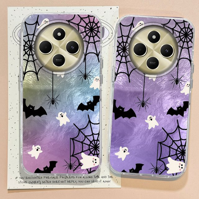Xiaomi Handyhülle mit lustigem Halloween Geister Gesicht für Redmi Note 14 13 12 11 10 11S 10S 9 Pro 15 15C 14C 13C A3X A1 A2 A3 A4 9C 9A Abdeckung - Bild 1