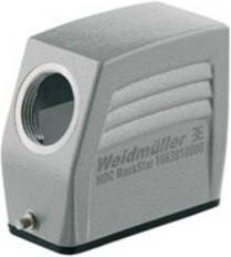 Weidmüller Steckergehäuse HDC 10A TSLU 1PG16G in Grau aus Edelstahl - Bild 1