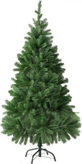 tectake Weihnachtsbaum künstlich in Grün mit Metallständer H x B x T: 140 x 80 x 80 cm - Bild 2