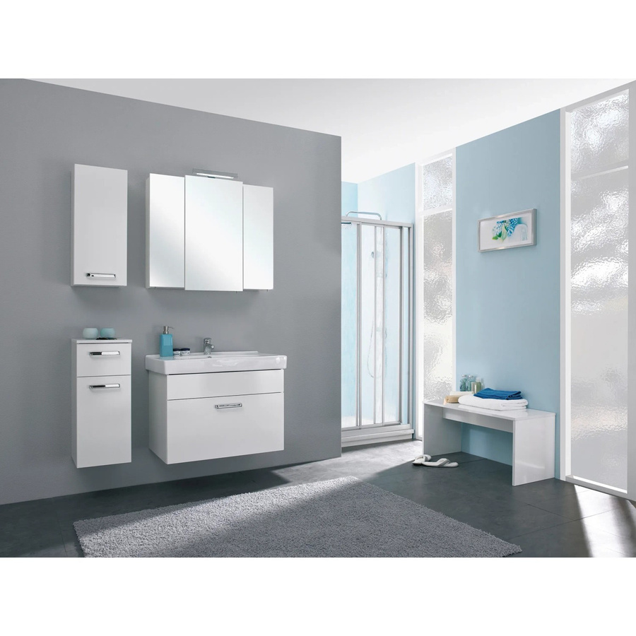 Pelipal Badezimmer-Set Quickset 312 in Weiß Glänzend, B/H/T: 113 x 200 x 48 cm - Bild 3