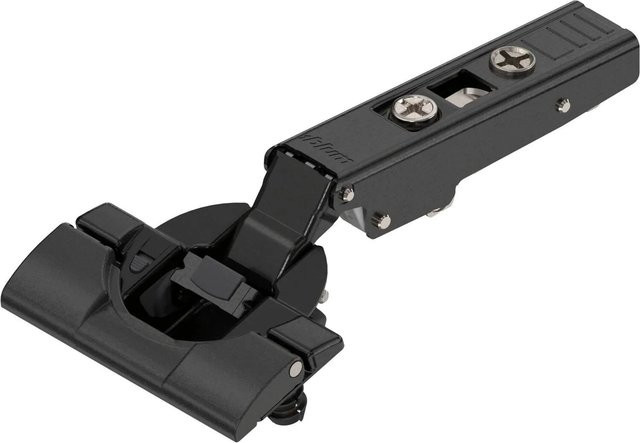 Blum Clip Top Blumotion Scharnier 110 Grad Gerade mit Feder Inserta Onyx Schwarz Matt - Bild 1