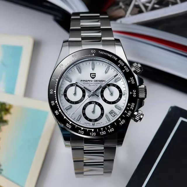 PAGANI DESIGN Chronograph, Quarz, Edelstahl, 40 mm, Herren - Bild 1