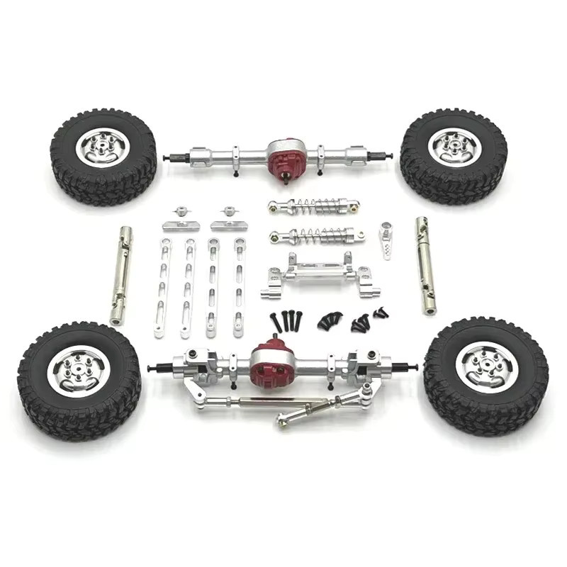 MN MN82S Silber Metall 4WD Off-road Track Fernbedienung Spielzeug Auto - Bild 2