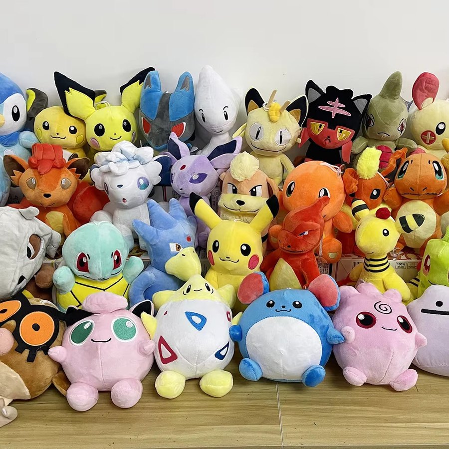 DUODUOBAO Pokémon Plüschtiere, Puppe, Bunt / Mehrfarbig - Bild 1