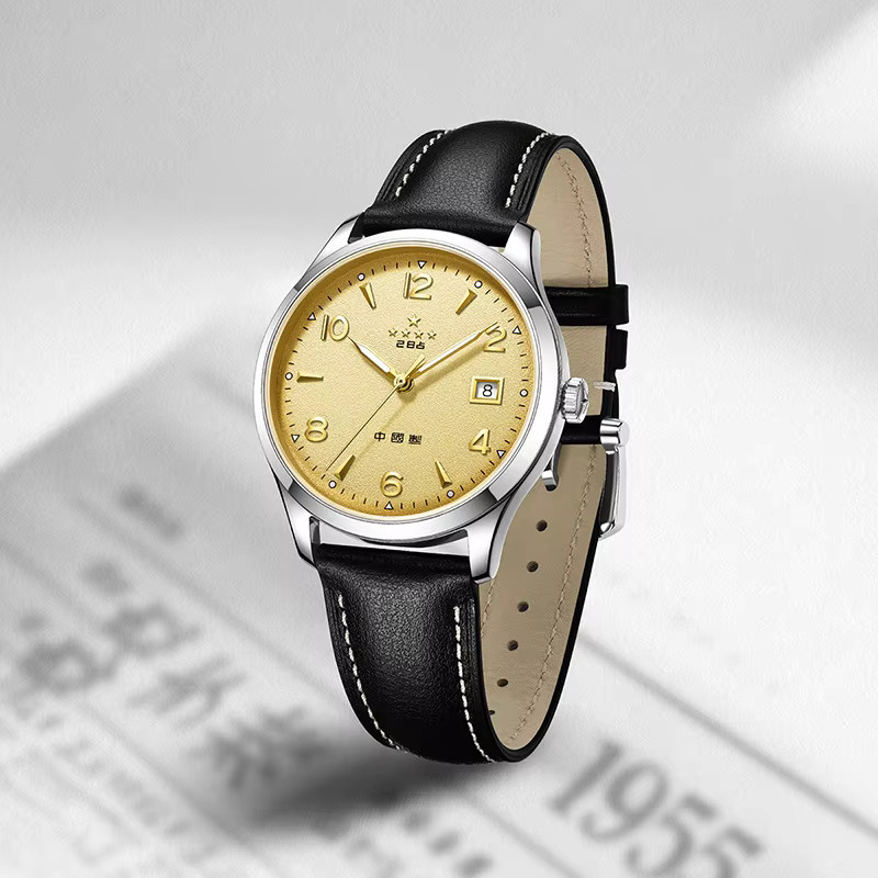 Seagull Herrenuhr, Automatik, Edelstahl, Gold, Herren - Bild 3