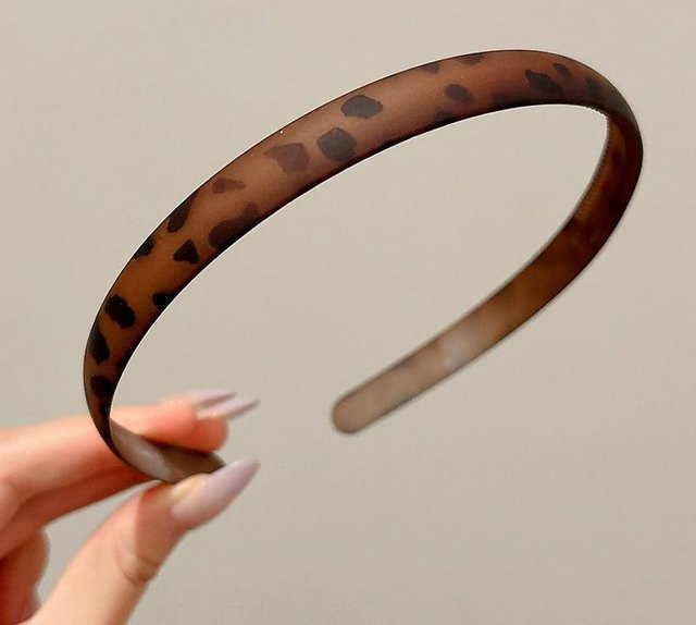 Stirnband Leopard, braun, Damen - Bild 1