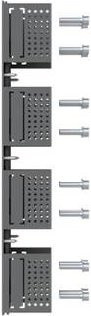 ABB KIT HR FP XT6 Leistungsschalterzubehör, 4er-Set, Grau - Bild 1