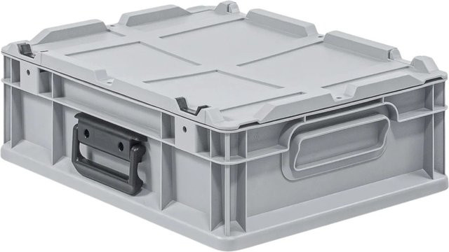 PROREGAL Eurobox Nextgen Transportbox Grau, B/T/H: 30 x 13,5 x 40 cm, 11 Liter Stapelbehälter - Bild 1