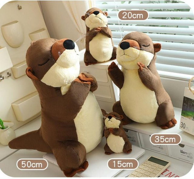 Linyi toy Segens-Otter, Plüschtier, Braun, 18-20cm - Bild 1